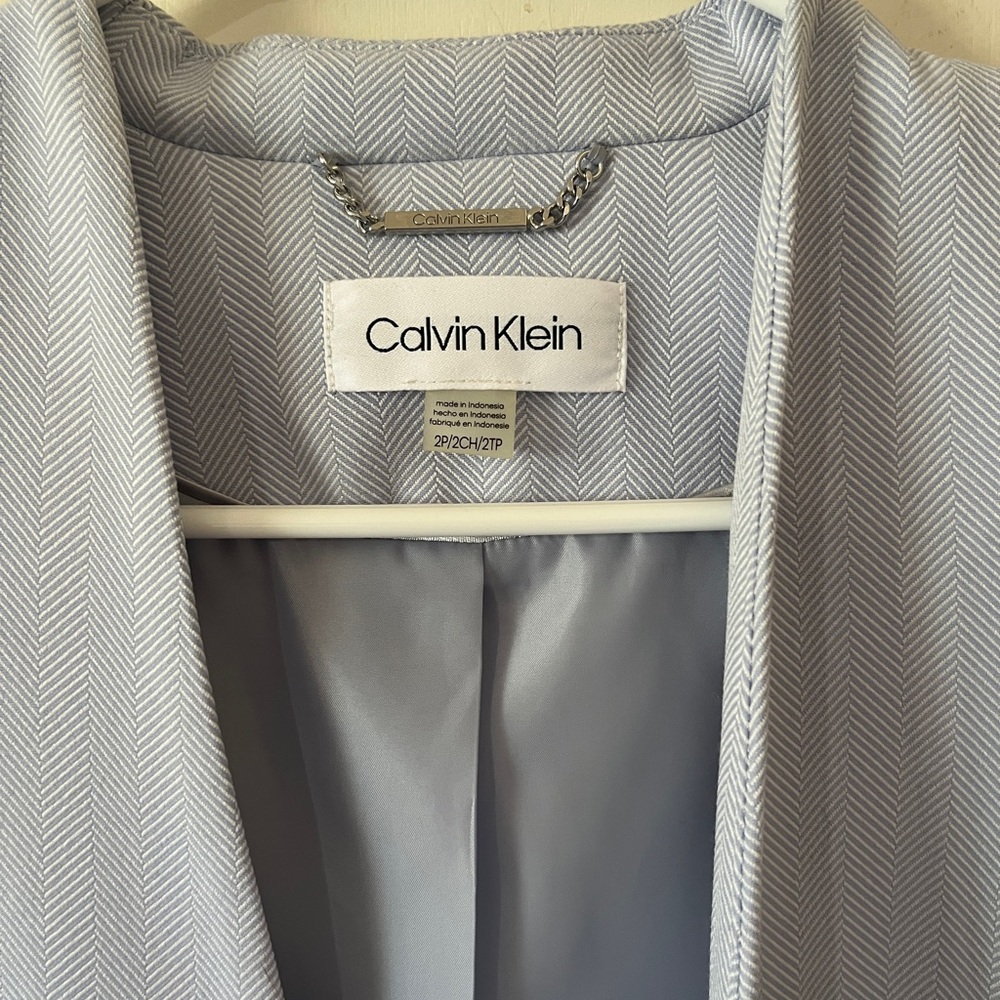 Calvin klein light blue petite Blazer - Picture 3 of 7